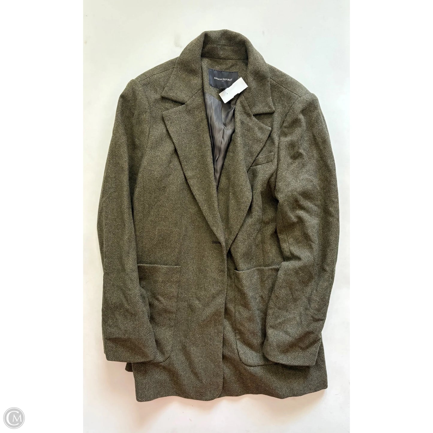 Blazer By Banana Republic In Green, Size: 12