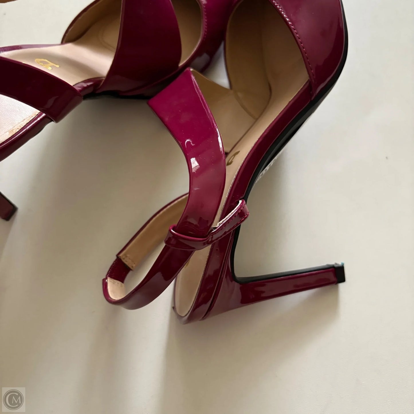 Shoes Heels Kitten By Unisa In Maroon, Size: 8.5