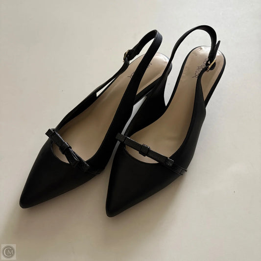 Shoes Heels Kitten By Morgan Taylor In Black, Size: 8.5