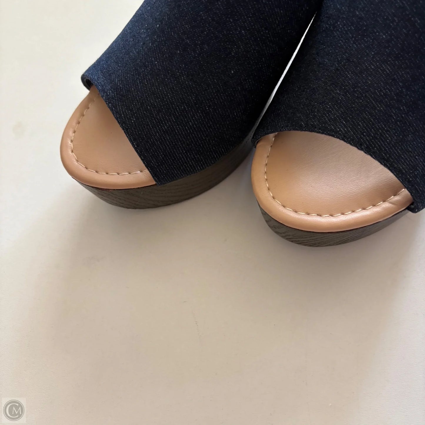 Shoes Heels Block By Shoedazzle In Blue, Size: 8