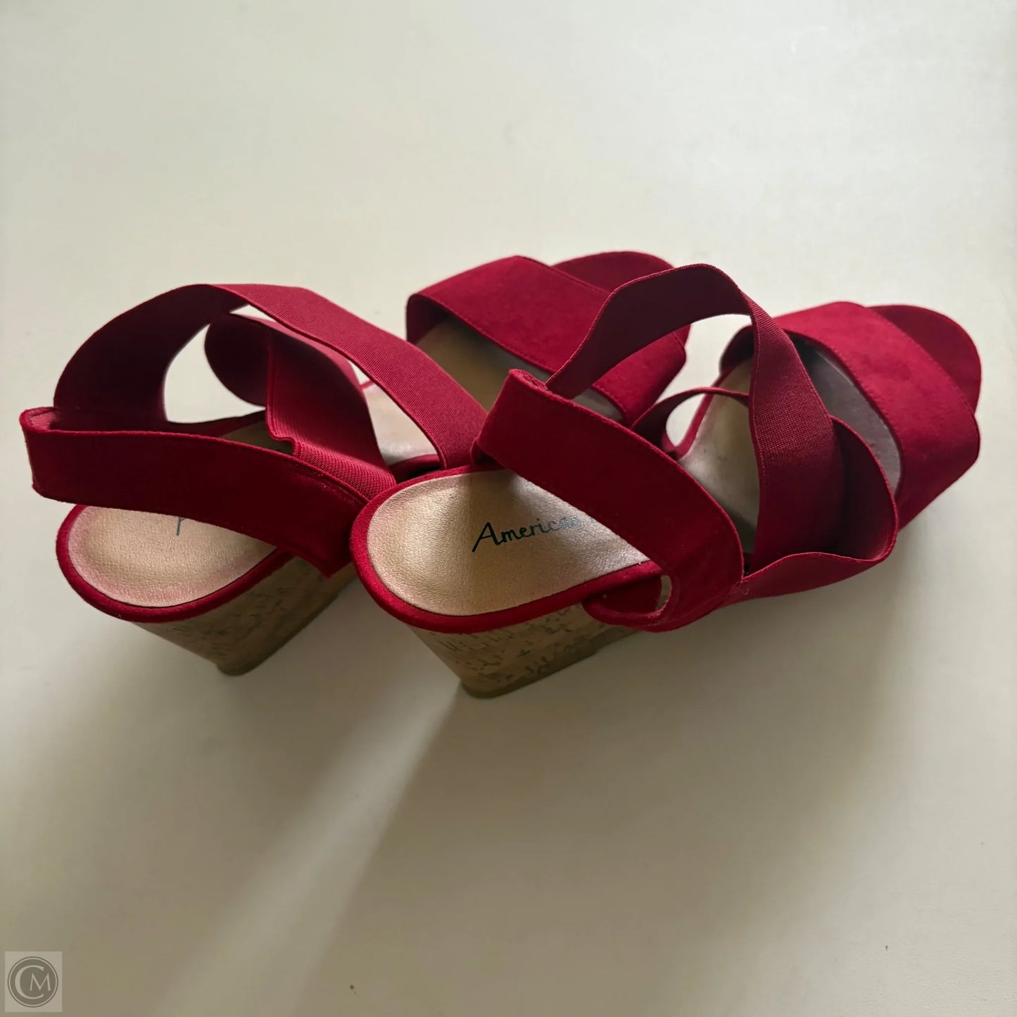Shoes Heels Wedge By American Eagle Shoes In Red, Size: 11
