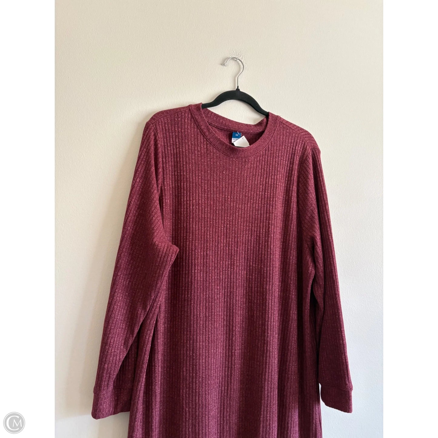 Dress Casual Maxi By Old Navy In Maroon, Size: 2x