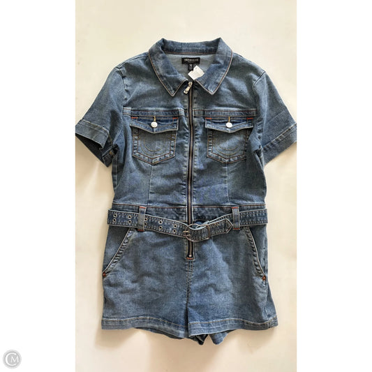 Romper By True Religion In Blue, Size: L