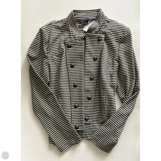 Blazer By Tommy Hilfiger In Striped Pattern, Size: L