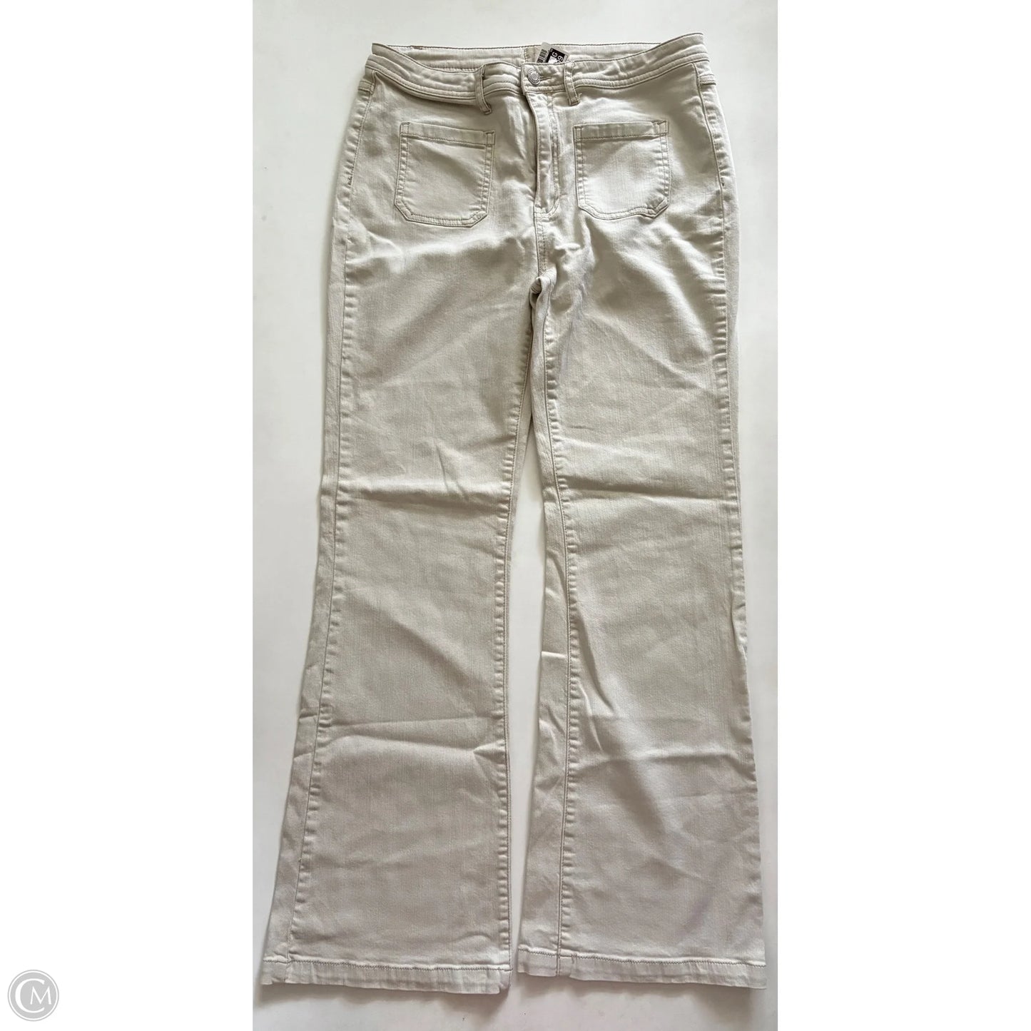 Jeans Wide Leg By Thread And Supply In Cream, Size: L