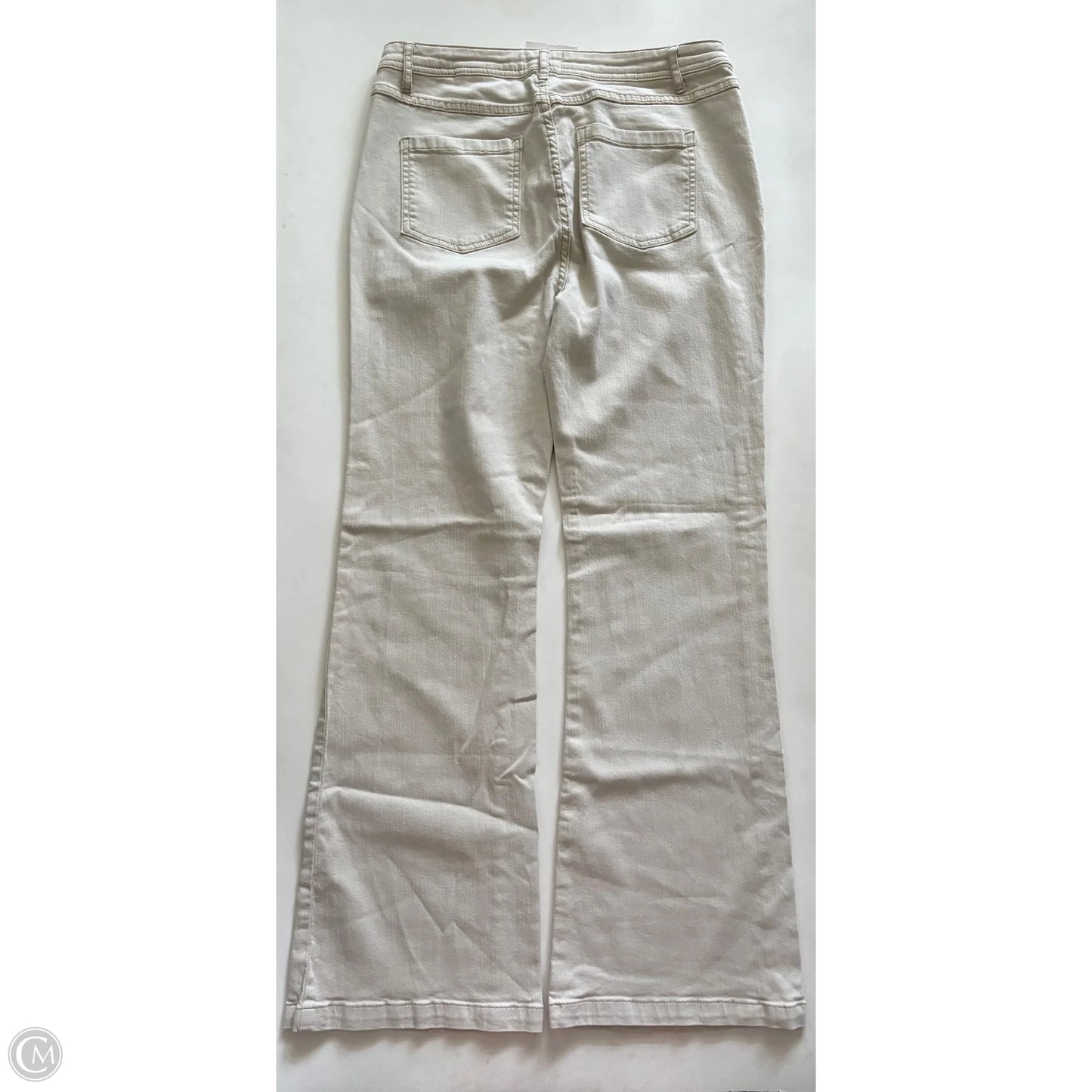 Jeans Wide Leg By Thread And Supply In Cream, Size: L