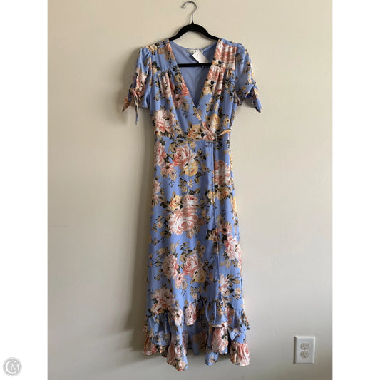 Dress Casual Midi By Miami In Floral Print, Size: S