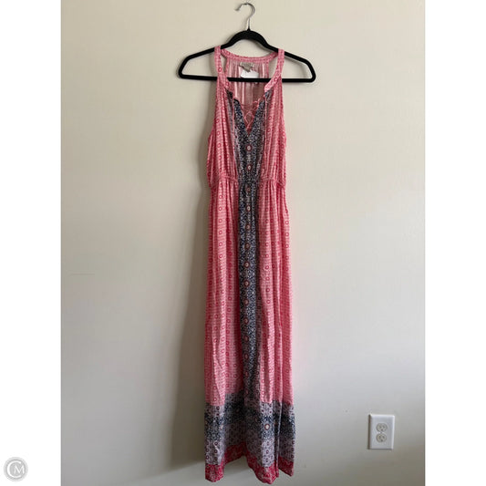 Dress Casual Maxi By Lucky Brand In Red, Size: S