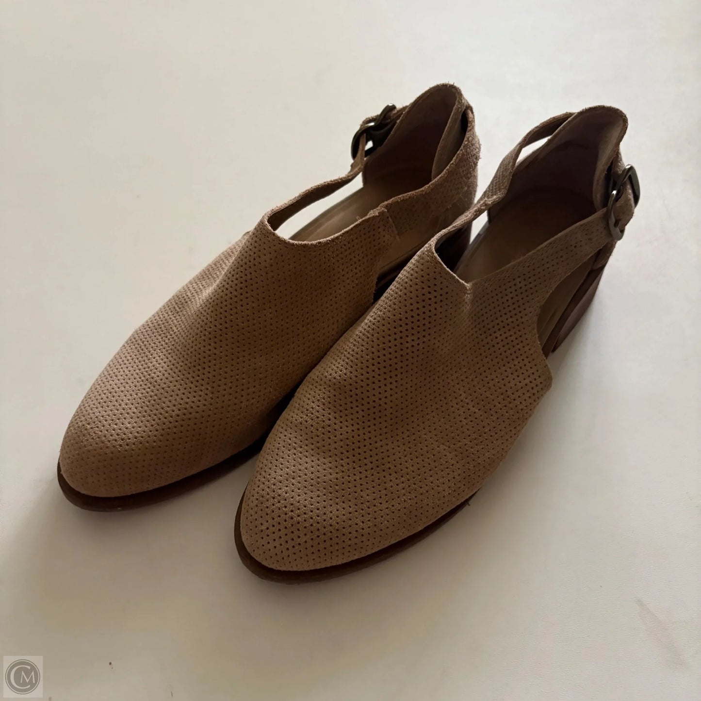 Shoes Heels Block By Crown Vintage In Tan, Size: 7.5