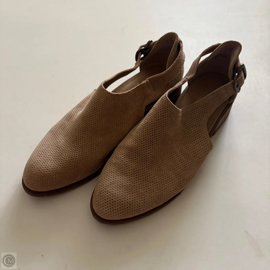 Shoes Heels Block By Crown Vintage In Tan, Size: 7.5