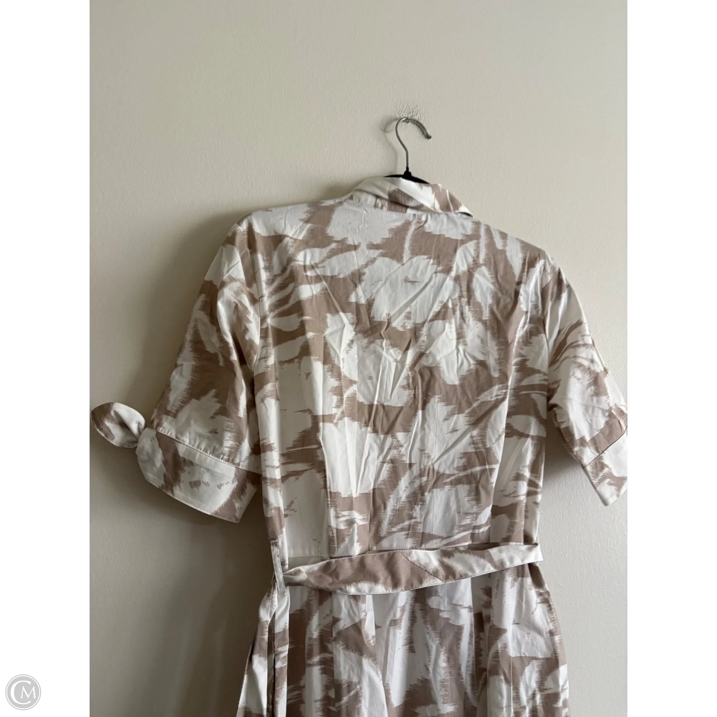 Dress Work By Calvin Klein In Tan, Size: 2