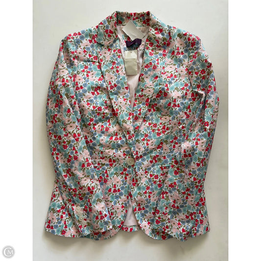 Blazer By J. Crew In Floral Print, Size: 2