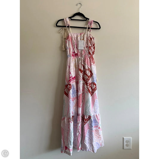 Dress Casual Maxi By Cmc In Multi-colored, Size: S