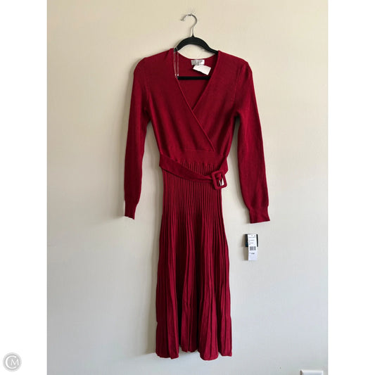 Dress Work By Signature By Robbie Bee In Red, Size: Sp