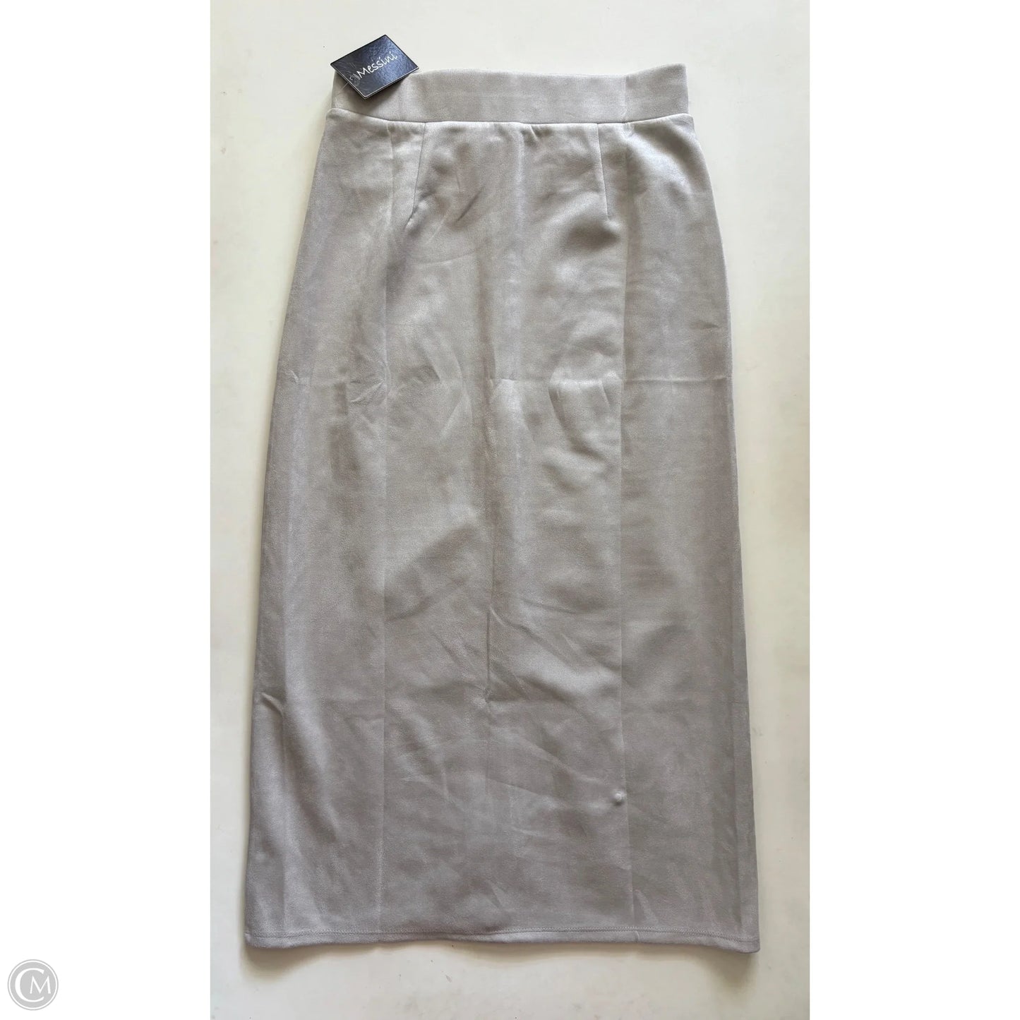 Skirt Maxi By Messini In Grey, Size: S