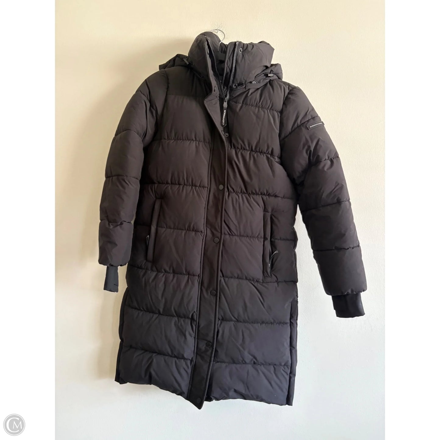 Coat Puffer & Quilted By Bcbgmaxazria In Black, Size: Xxs