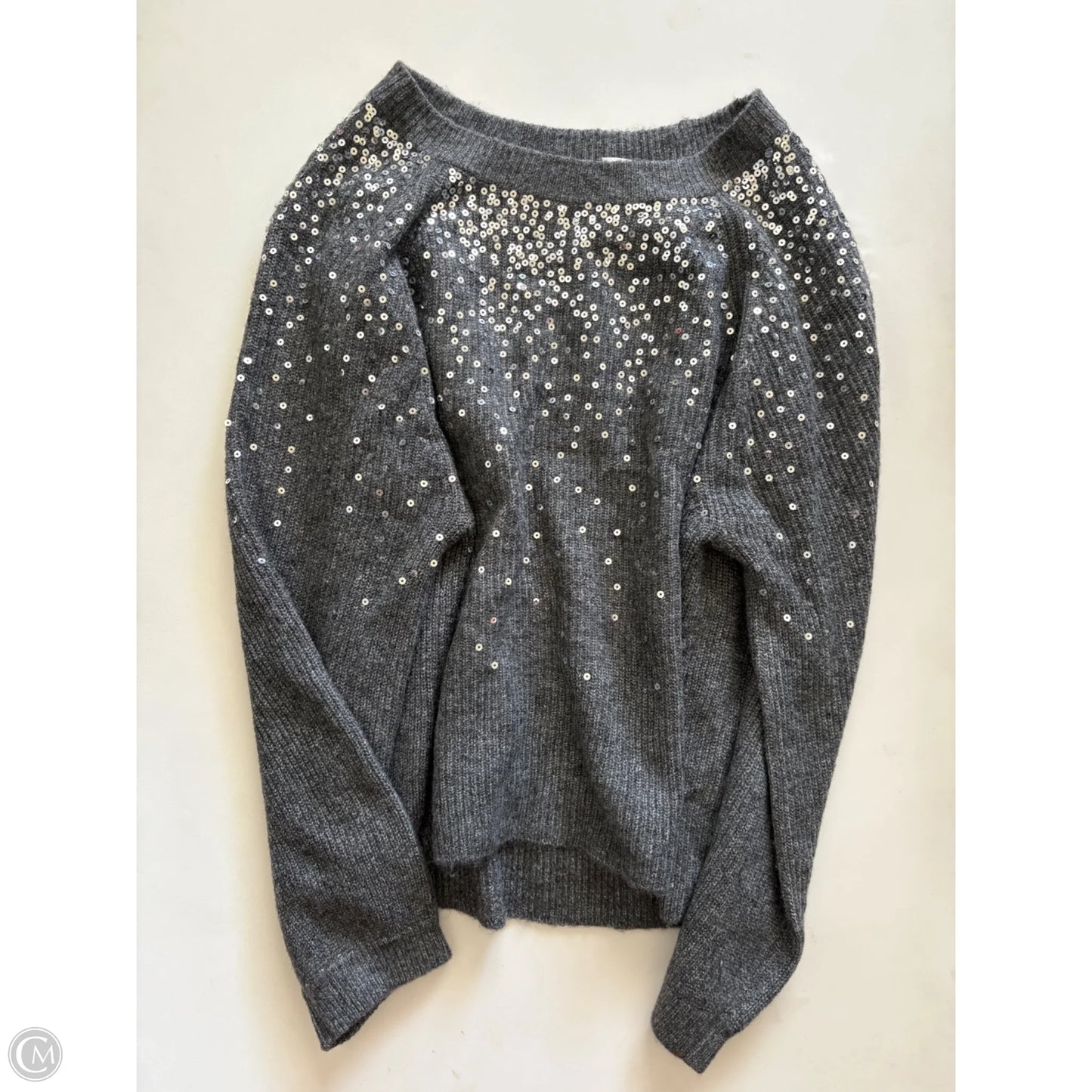 Sweater By Cece In Grey, Size: M