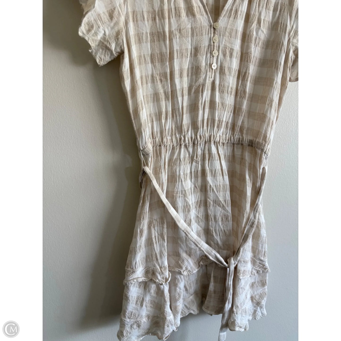 Dress Casual Midi By Loft In Cream, Size: S