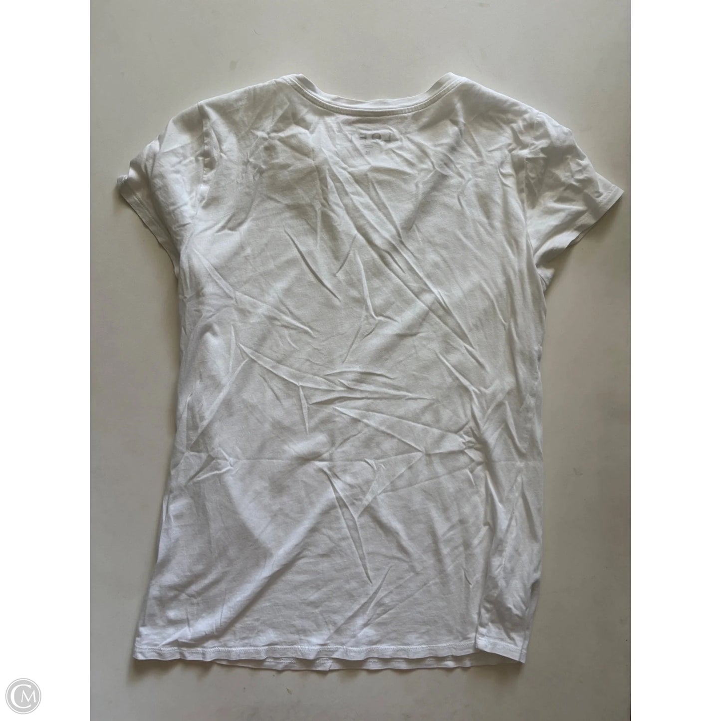 Top Short Sleeve By Loft In White, Size: M