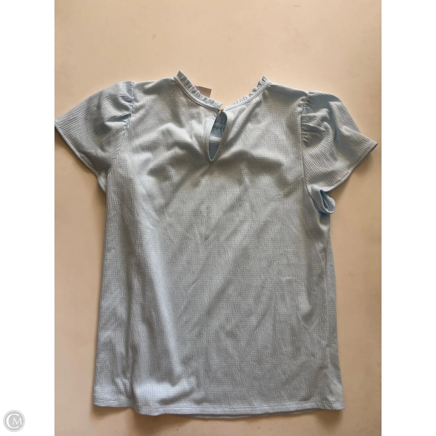 Top Short Sleeve By Loft In Blue, Size: Xs