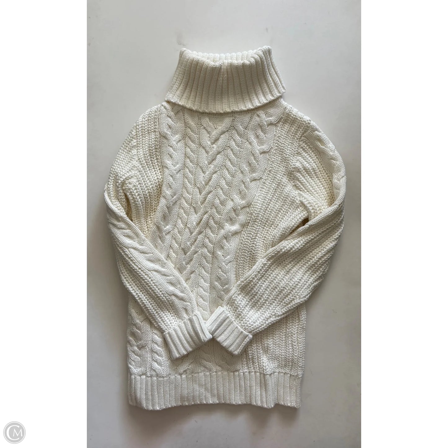 Sweater By Gap In Cream, Size: S