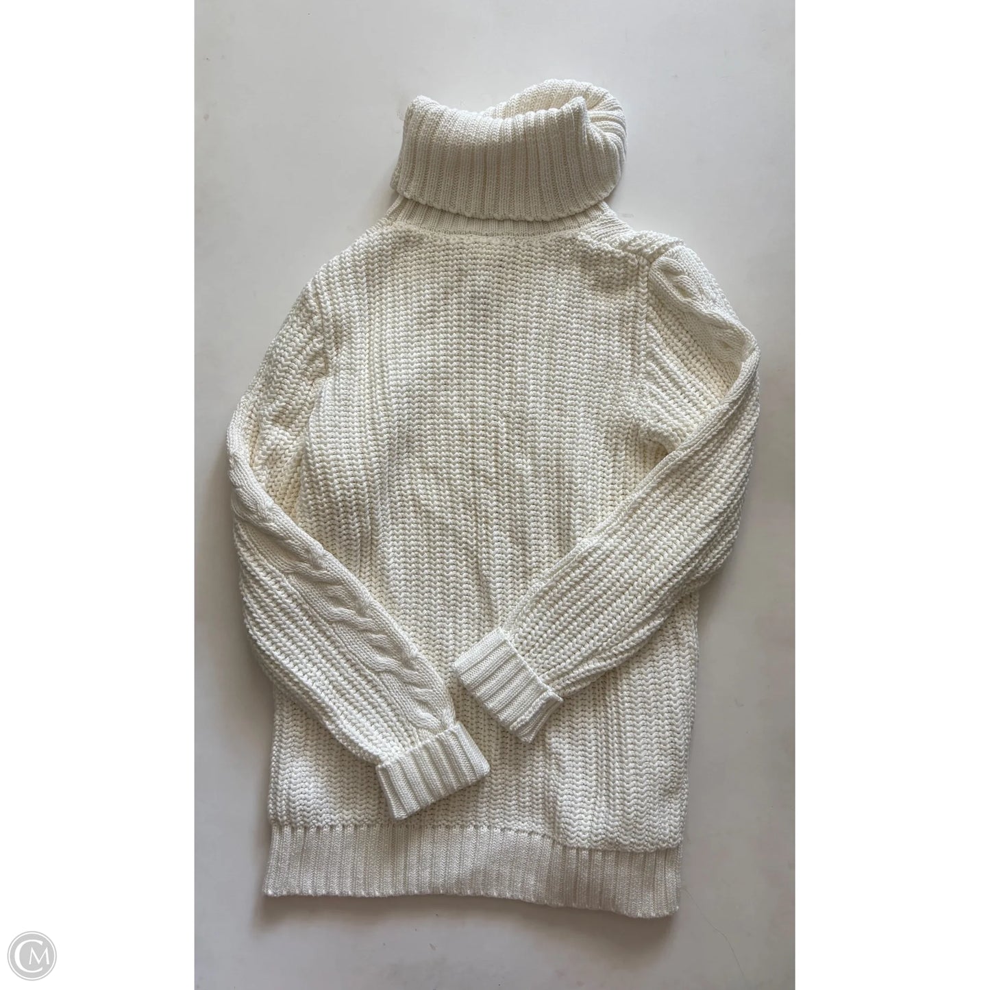 Sweater By Gap In Cream, Size: S