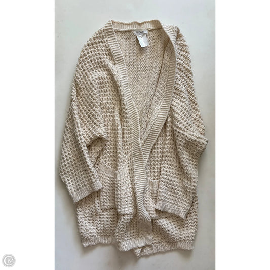 Sweater Cardigan By Cmc In Cream, Size: S