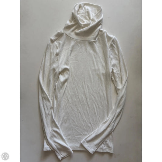 Top Long Sleeve By Loft In Cream, Size: Xs