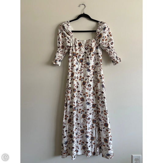 Dress Casual Maxi By Audrey In Floral Print, Size: M