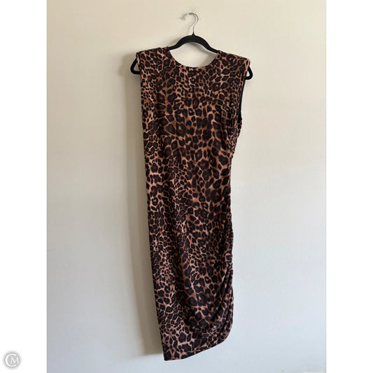 Dress Party Long By White House Black Market In Animal Print, Size: M