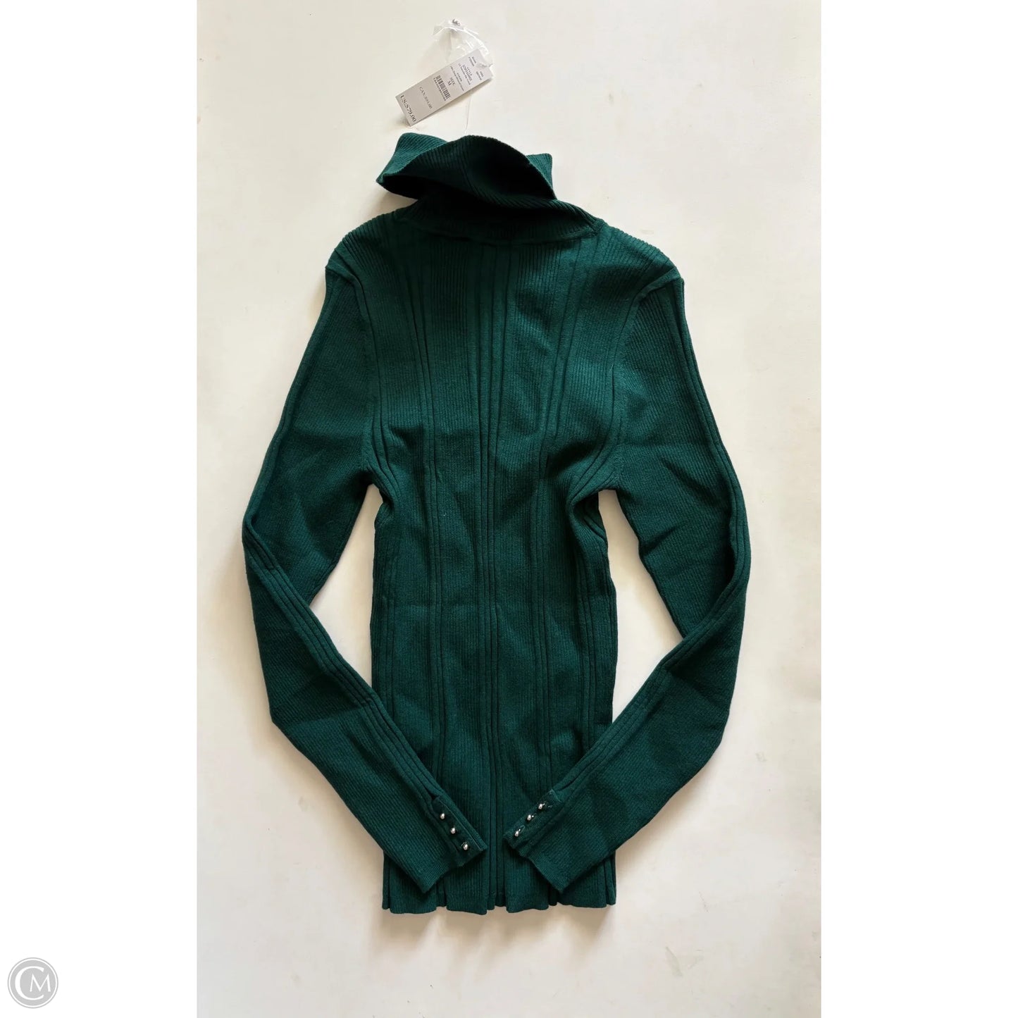 Top Long Sleeve By White House Black Market In Green, Size: M