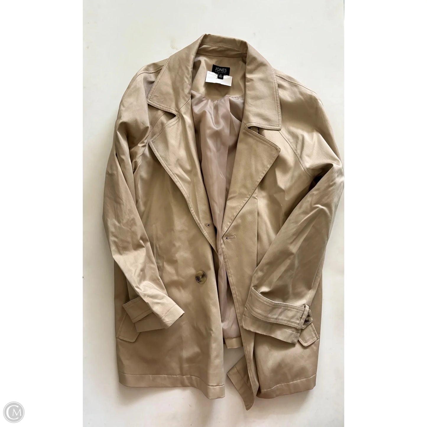 Coat Other By Jones New York In Tan, Size: 1x
