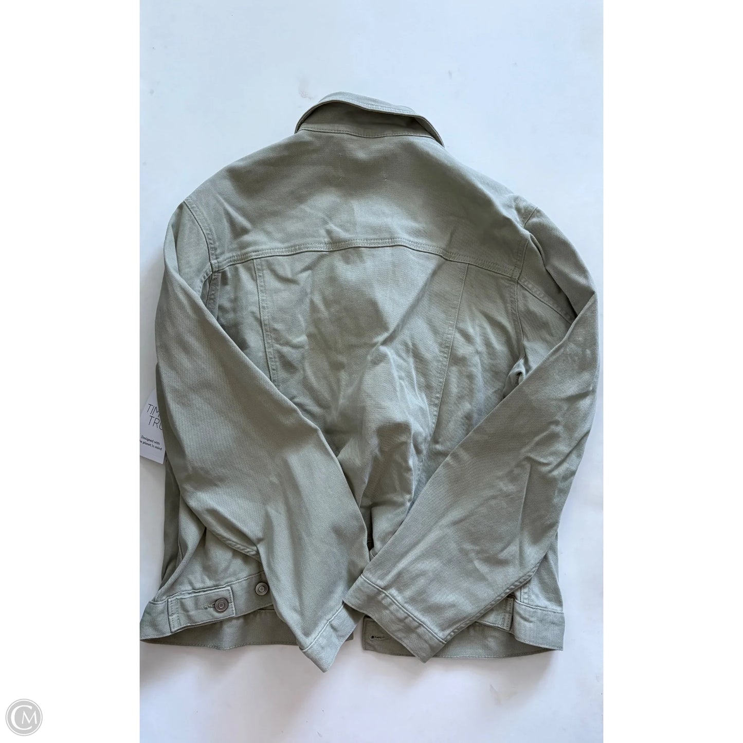 Jacket Denim By Time And Tru In Green, Size: 3x