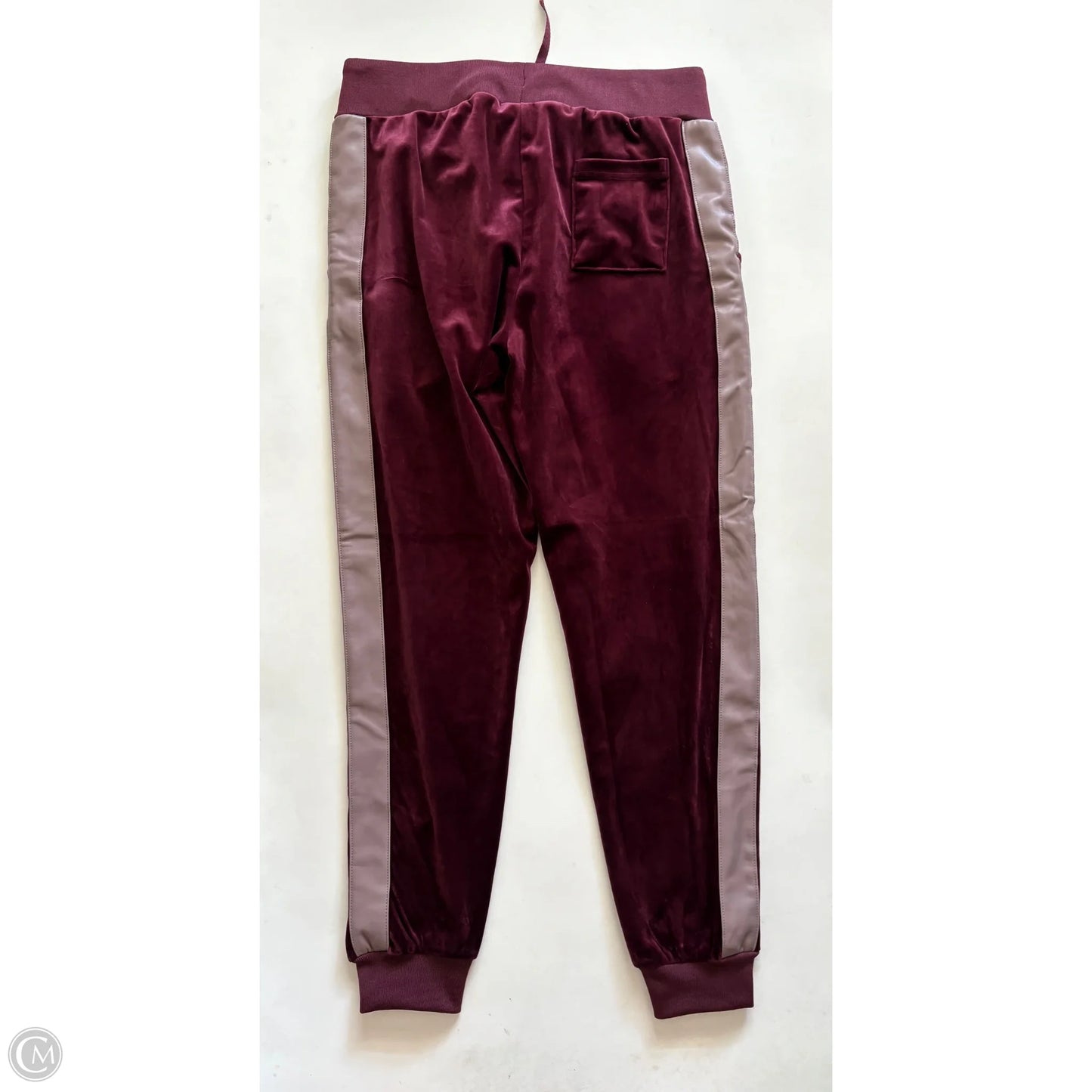 Athletic Pants 2pc By White Mark In Maroon, Size: M