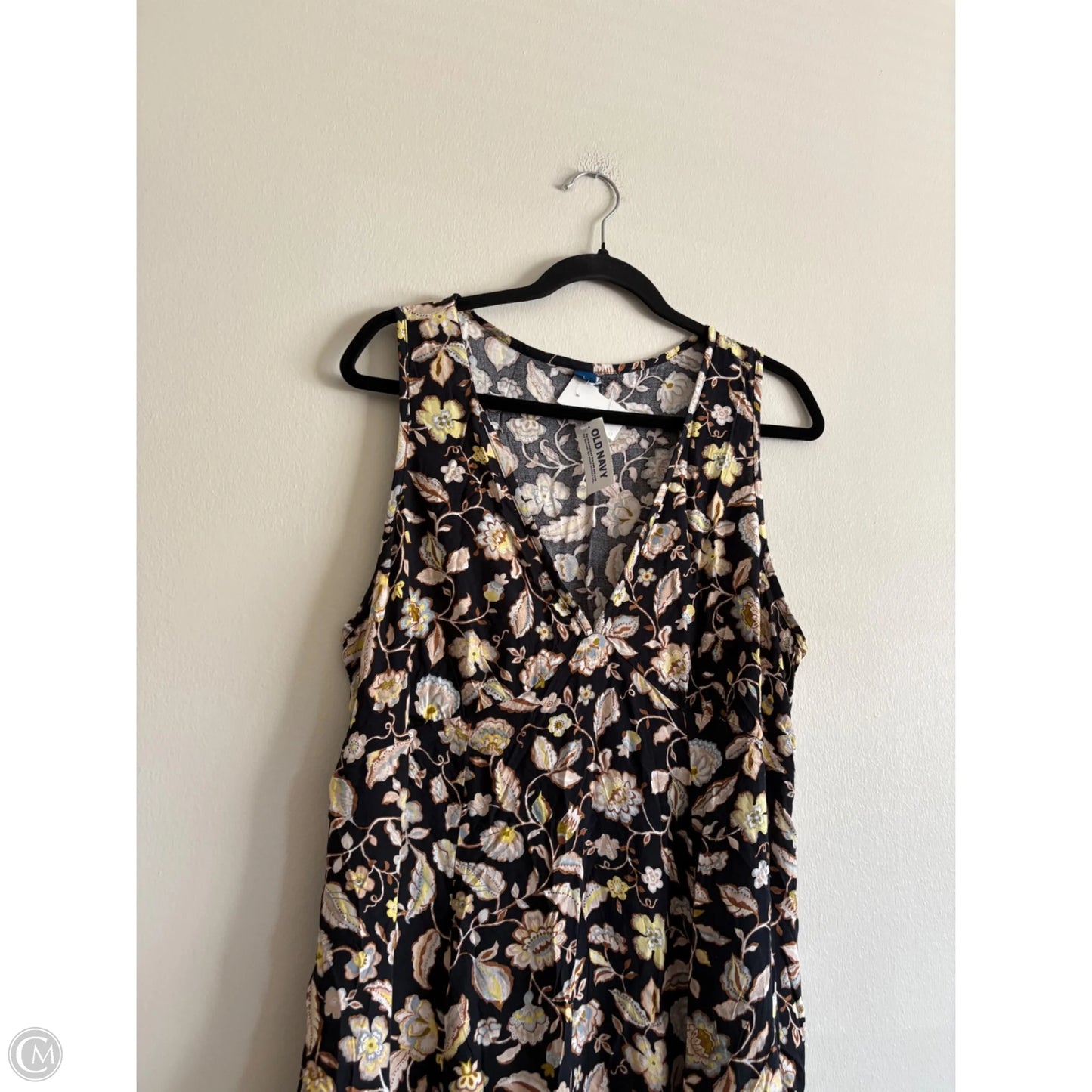 Dress Casual Maxi By Old Navy In Black, Size: L