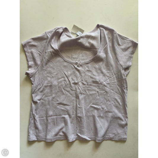 Top Short Sleeve By Old Navy In Purple, Size: 2x