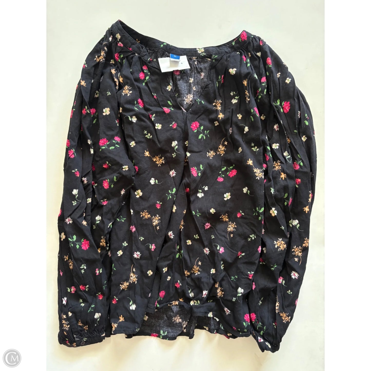 Top Long Sleeve By Old Navy In Black, Size: Xl