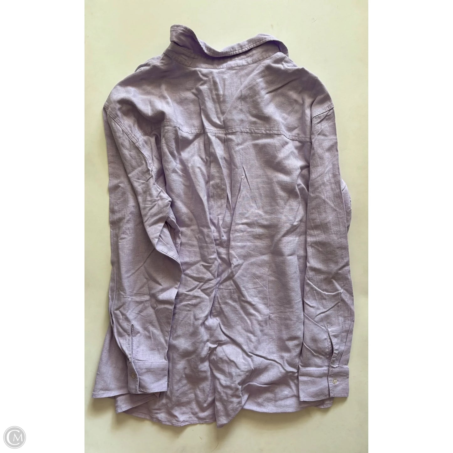 Top Long Sleeve By Gap In Purple, Size: Xl