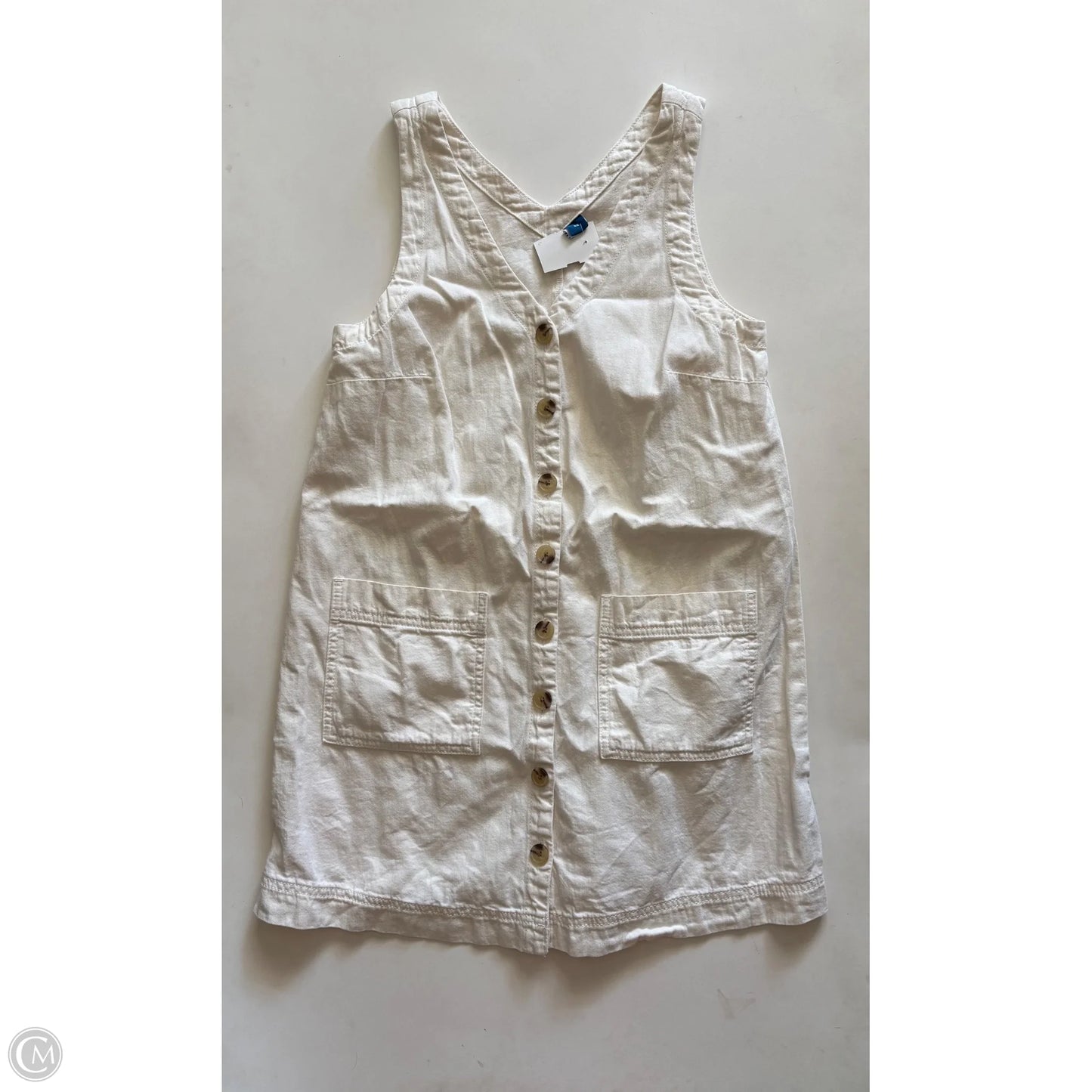 Dress Casual Short By Old Navy In Cream, Size: Xs