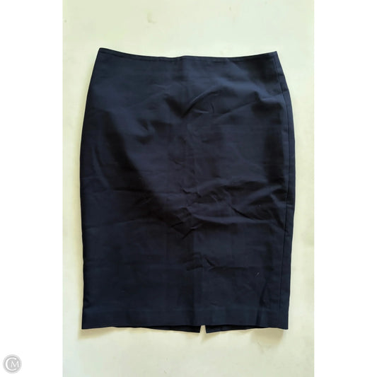 Skirt Midi By Ann Taylor In Navy, Size: 12