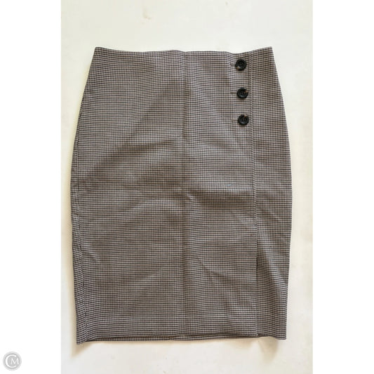 Skirt Midi By Ann Taylor In Plaid Pattern, Size: 12