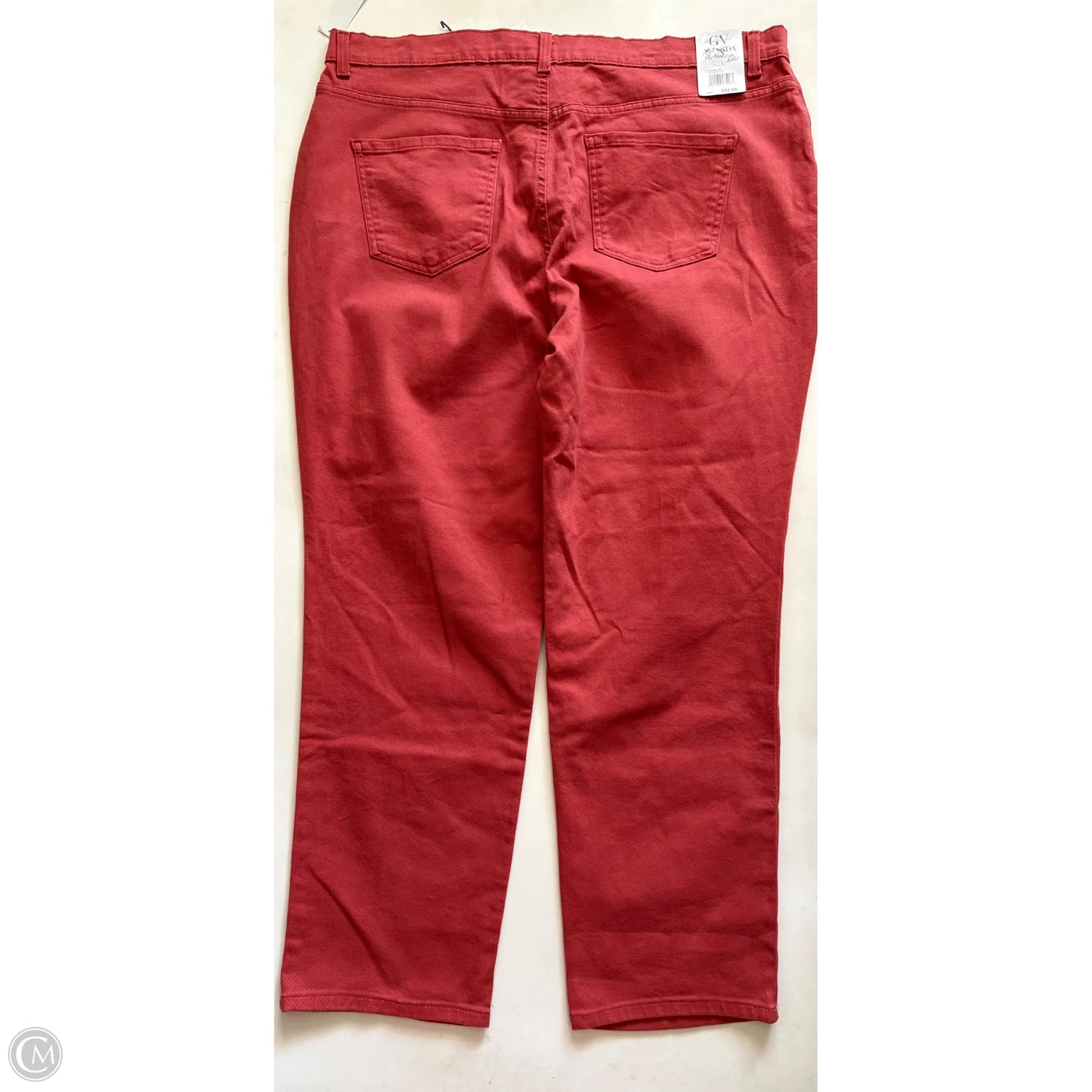 Jeans Straight By Gloria Vanderbilt In Orange, Size: 20