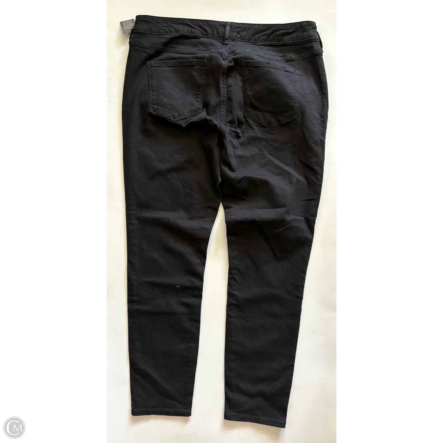 Jeans Skinny By Anna In Black, Size: 18