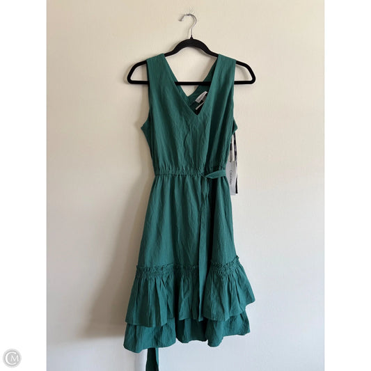 Dress Casual Midi By Calvin Klein In Green, Size: 10