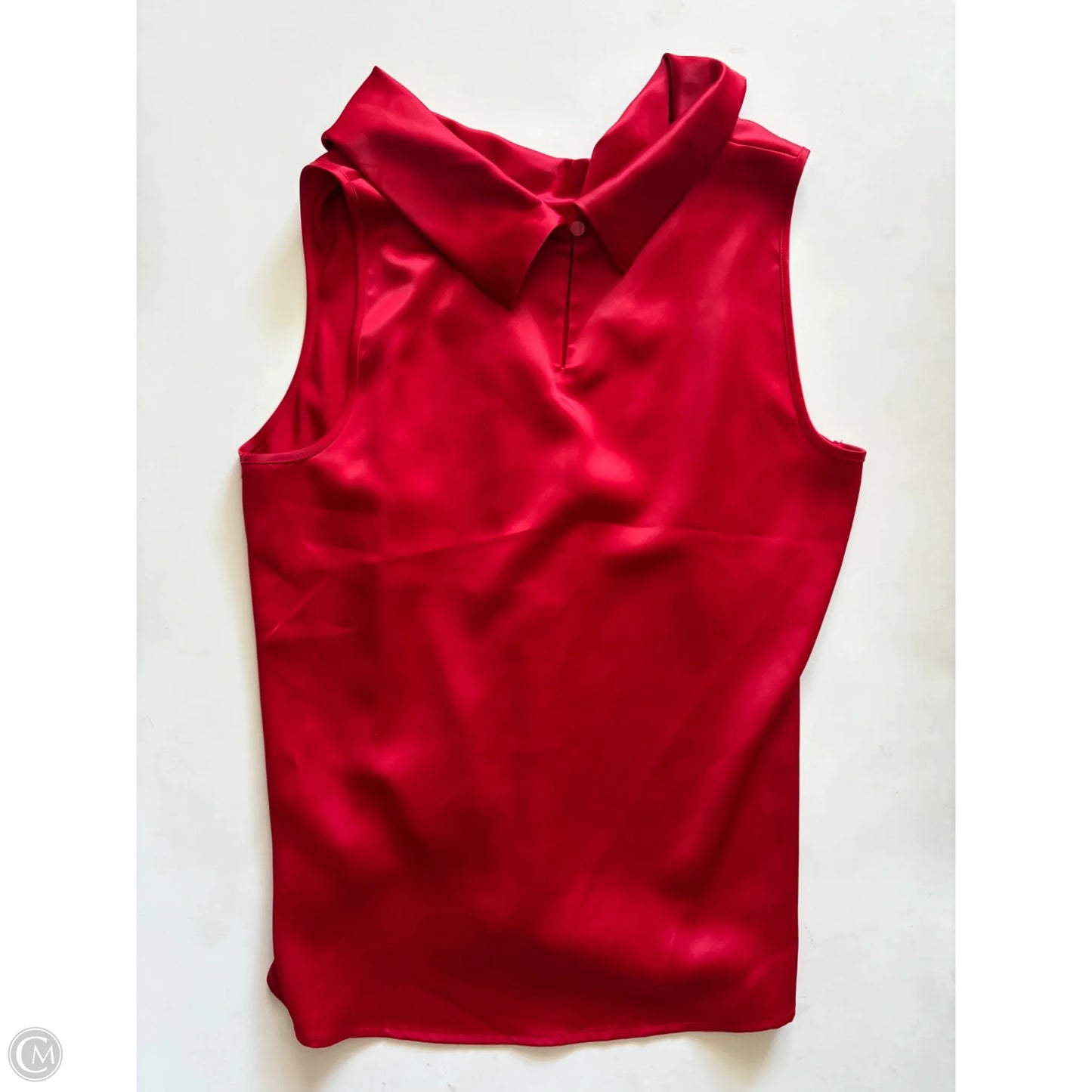 Blouse Sleeveless By Worthington In Red, Size: M