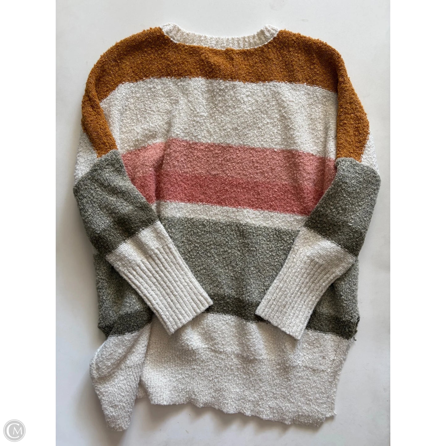 Sweater By Wonderly In Striped Pattern, Size: M