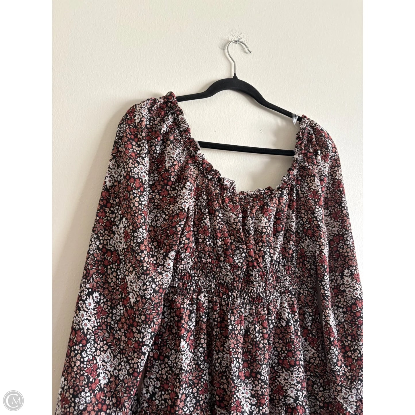 Dress Casual Midi By No Comment In Floral Print, Size: M