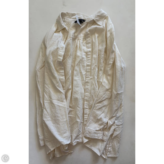 Top Long Sleeve By Zac And Rachel In Striped Pattern, Size: Xl