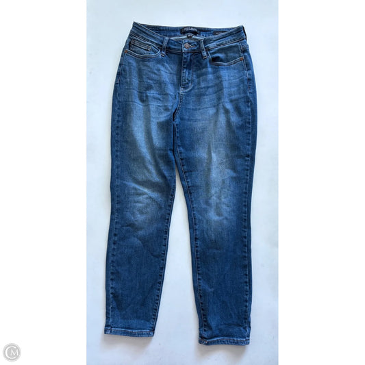 Jeans Straight By Judy Blue In Blue, Size: 4