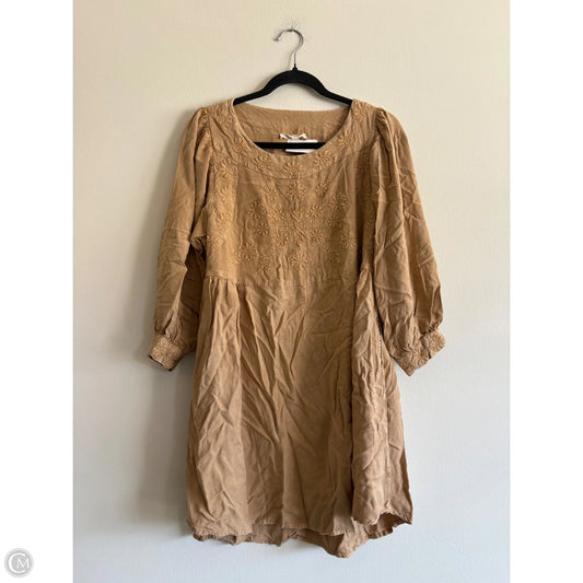 Dress Casual Short By Solitaire In Tan, Size: L